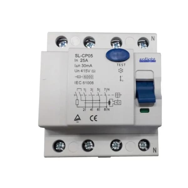 Interruptor Diferencial 4P 40A 30MA Tipo A + DC | SOFLIGHT