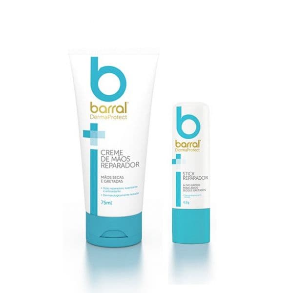 Barral DermaProtect Pack Creme de Mãos Reparador 75ml + DermaProtect Stick Reparador 4,8g