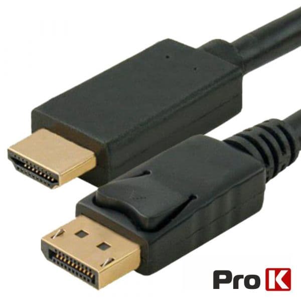 ProK Electronics Cabo Displayport Macho / Hdmi Macho 2m
