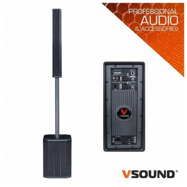 VSound VSSDSP1600A Conjunto Som Amplificado 1.1 12" 1600W DSP