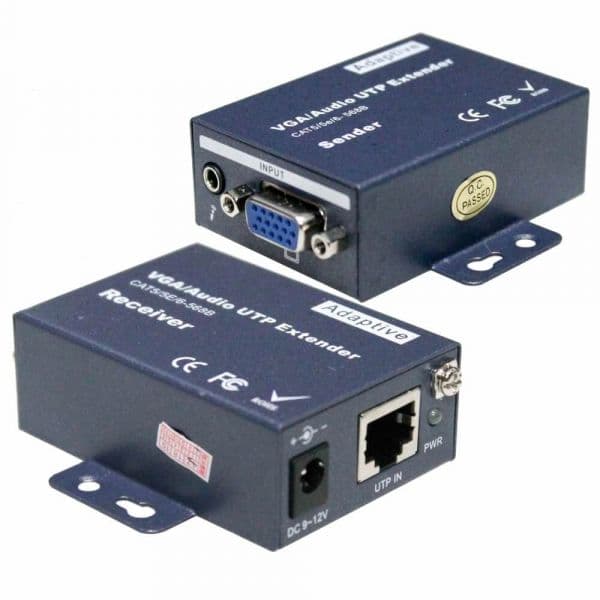 Prok Receptor E Transmissor Vga Via Rj45 Cat5 100m