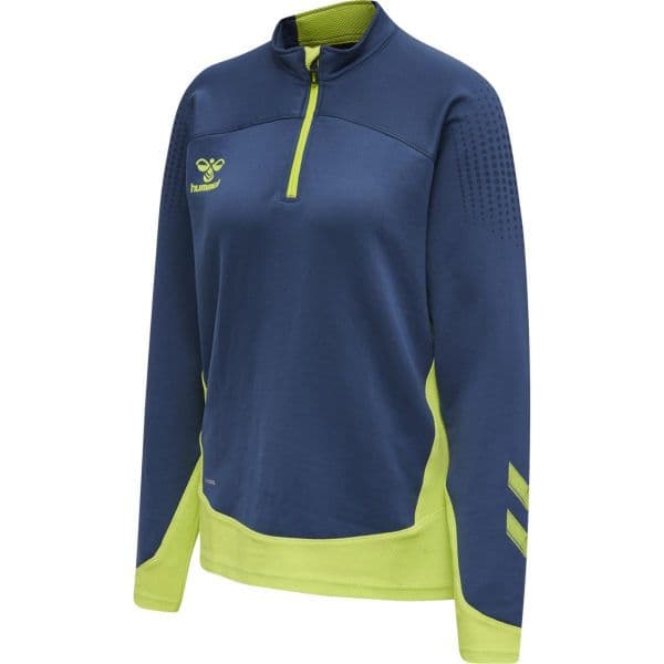 Hummel Sweatshirt Lead Woman Half Zip 207424-7642 S Azul