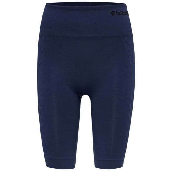 Hummel Tif Seamless Short Tight Azul M Mulher