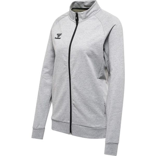 Hummel Casaco Hmlmove Grid Cot. Zip Woman 214790-2006 2XL Cinzento