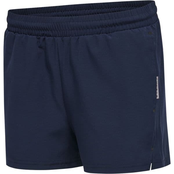 Hummel Calções Hmlmove Grid Woven Shorts Woman 214799-7026 XXL Azul