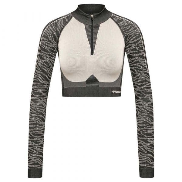 Hummel Mila Seamless Half Zip Sweatshirt Cinzento L Mulher