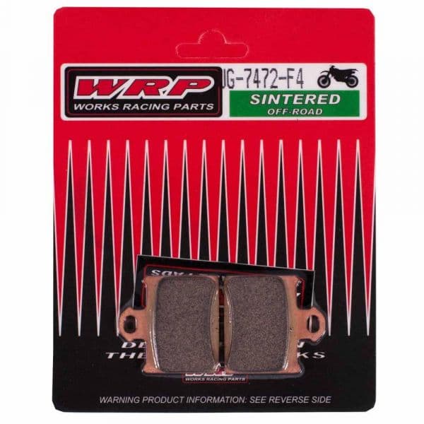 Wrp F4 Off Road Ktm Pastilhas Travão Traseiro