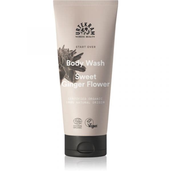 Urtekram Sweet Ginger Flower Shower Gel Suave com Extratos de Aloe e Gengibre 200ml