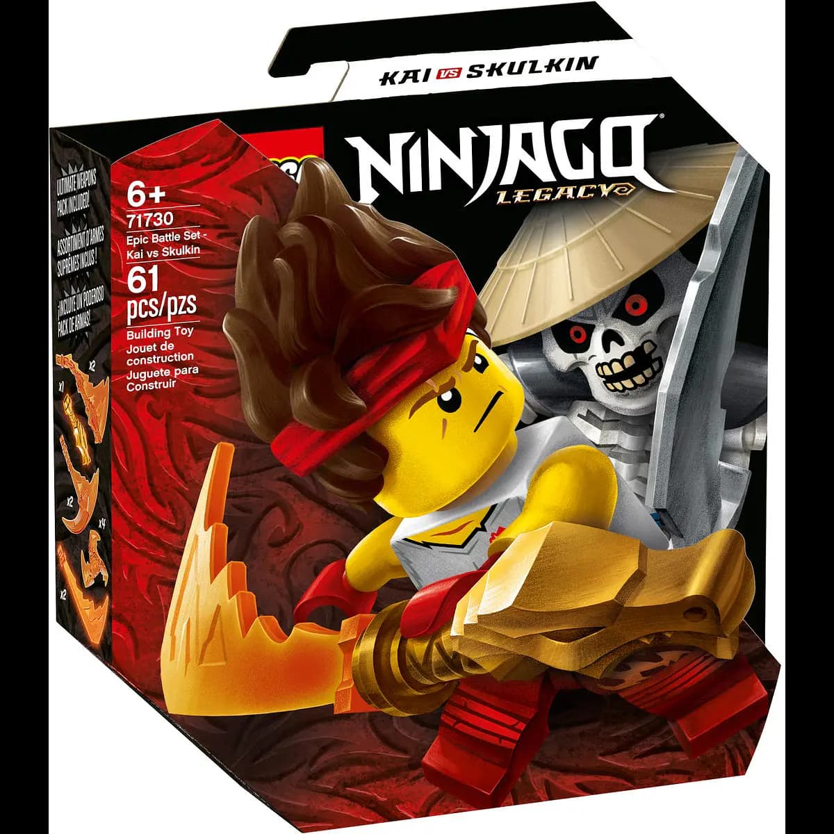 LEGO Ninjago Set Combate Kai Vs Skulkin - 71730