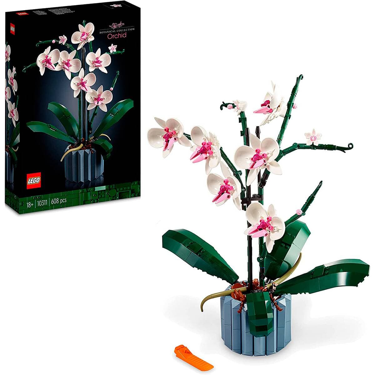 LEGO Botanical: Orquídea | Idades 18+ | 608 Peças | Item 10311