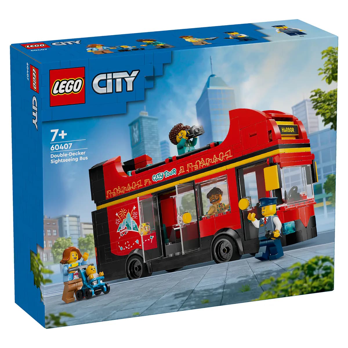 LEGO City Autocarro Turístico Vermelho de 2 Pisos - 60407