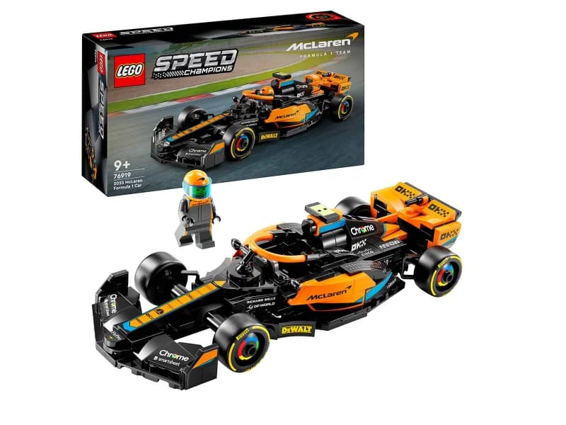 LEGO Speed Champions: Carro de Corrida F1® McLaren 2023 | Idades 9+ | 245 Peças | Item 76919