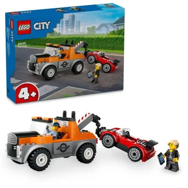 LEGO City Camião-Reboque e Reparação de Carro Desportivo - 60435