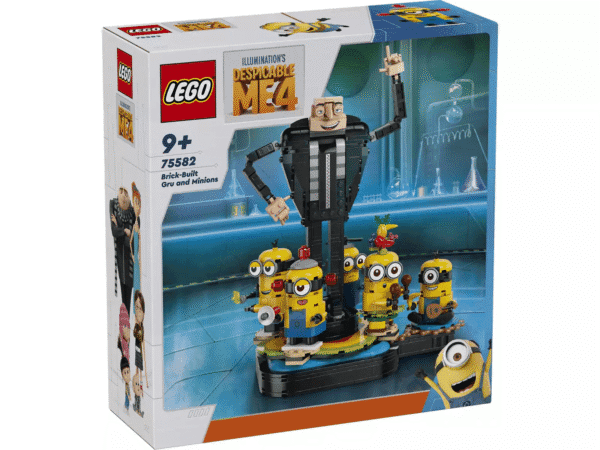 LEGO Gru: O Maldisposto 4 Gru e Minions Construídos com Peças - 75582