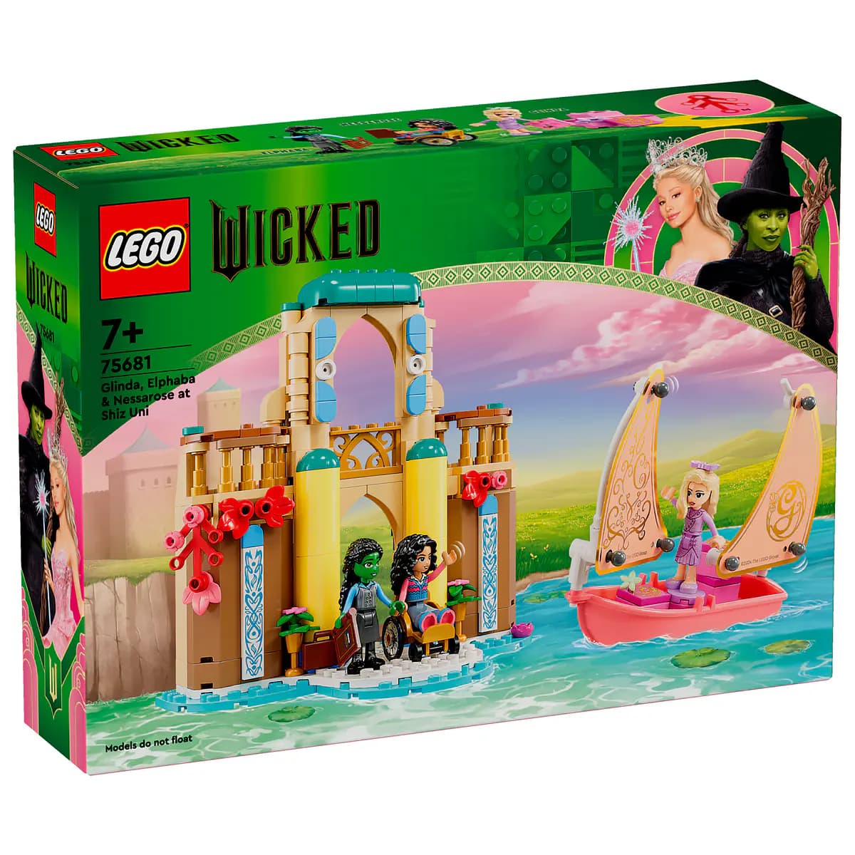 LEGO Wicked Glinda, Elphaba e Nessarose na Shiz University - 75681