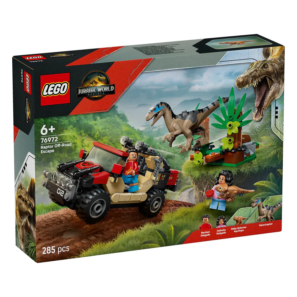 LEGO Jurassic World Fuga Todo-o-Terreno do Raptor - 76972
