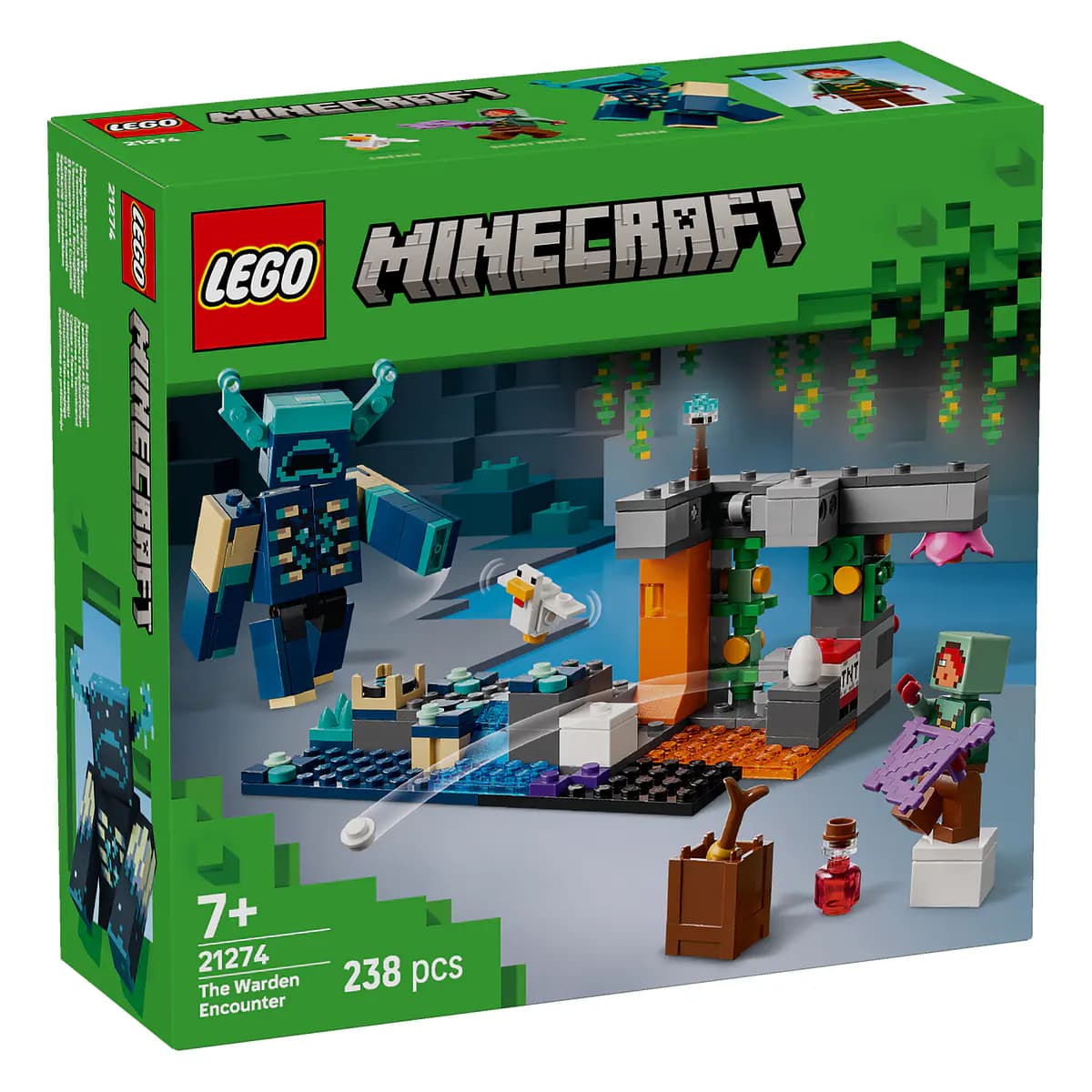 LEGO Minecraft O Encontro com o Guarda - 21274