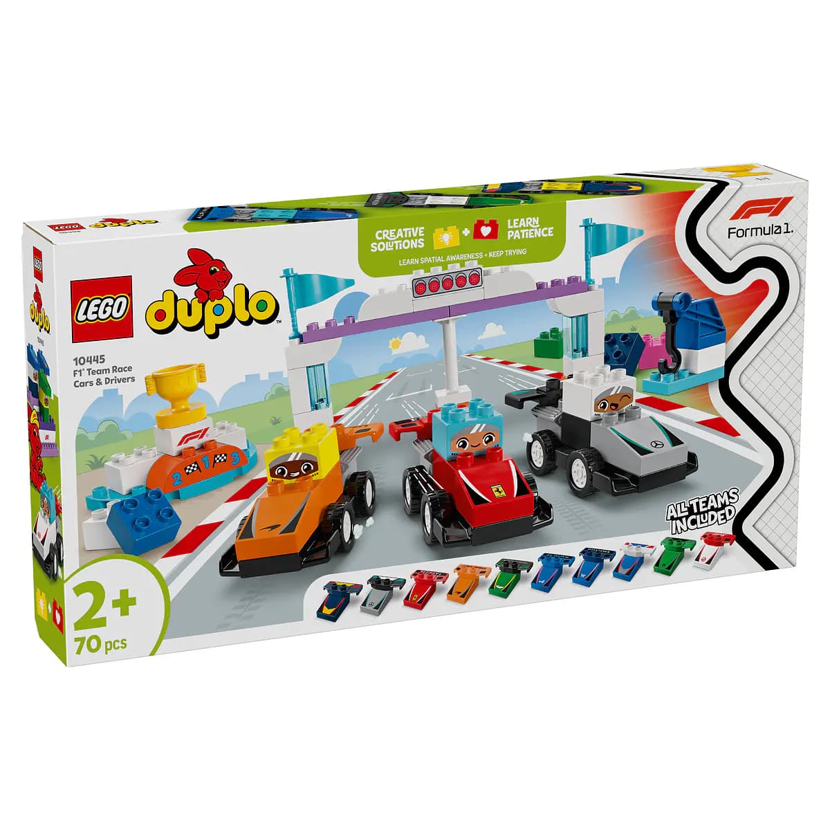 LEGO Duplo F1 Carros e Pilotos das Equipas - 10445