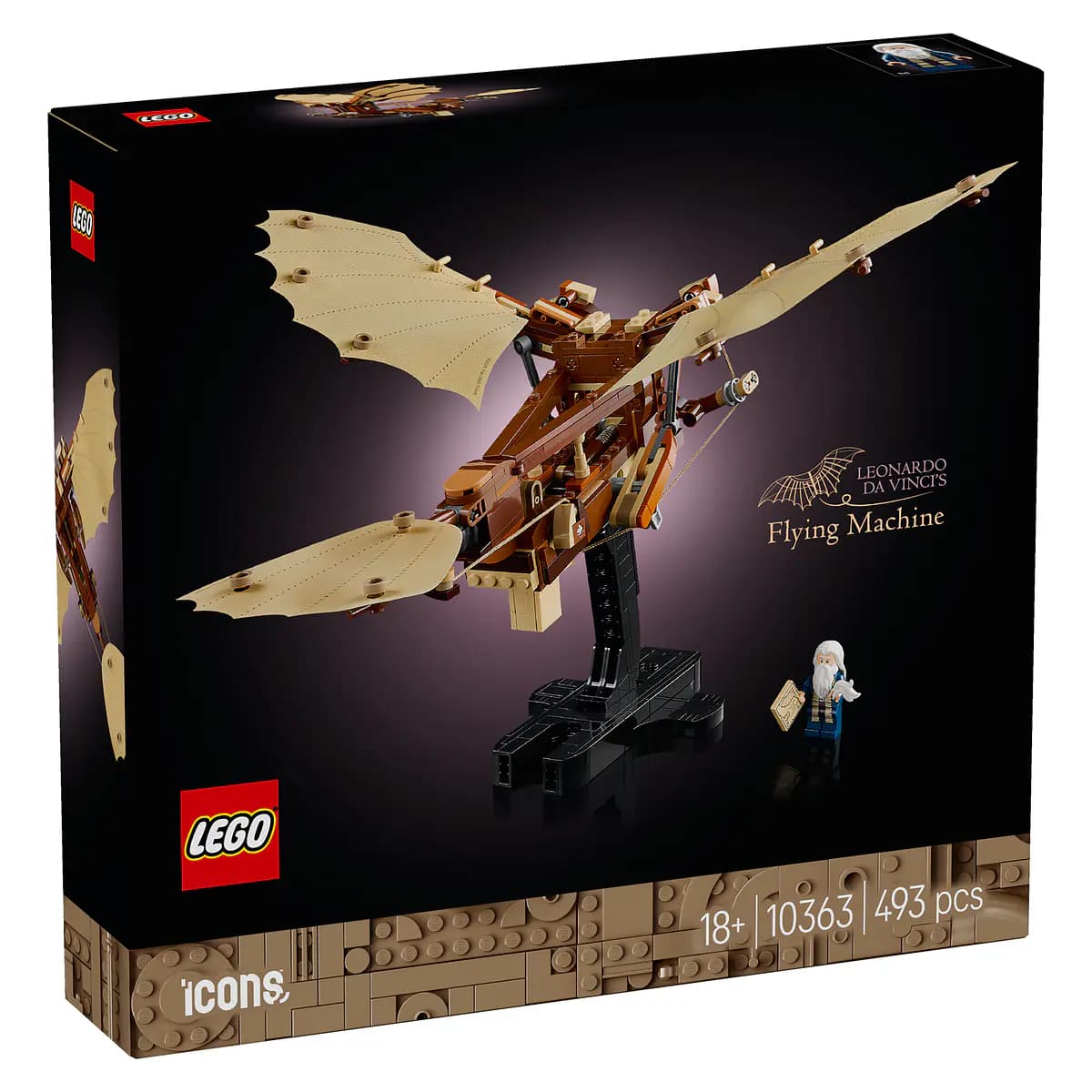 LEGO Icons Máquina Voadora de Leonardo da Vinci - 10363