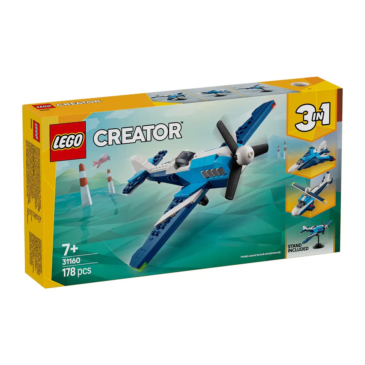 LEGO Creator Aeronave: Avião de Corrida - 31160
