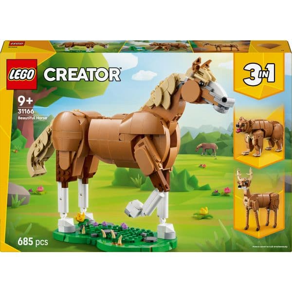 LEGO Creator 3 em 1 Cavalo Encantador - 31166