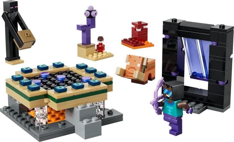 LEGO Minecraft Jornada em Nether e Portal do End - 21584