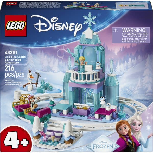 LEGO Disney Frozen Castelo de Gelo da Elsa e Aventura na Pista de Neve - 43281