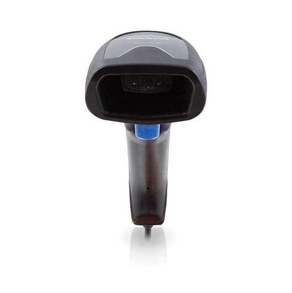 Datalogic Scanner Imager Qs QD2590 1D/2D, Côr Preto, Interface usb, com Suporte