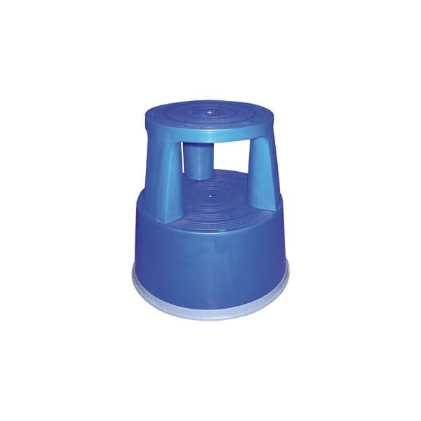 Q-Connect Tamborete com Rodas Azul - 35640