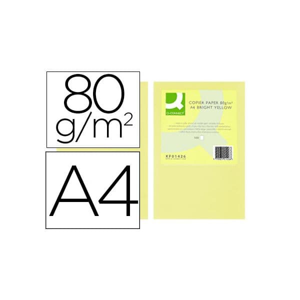 Q-Connect Resma 500 Fls Papel A4 80g Champanhe - KF01092
