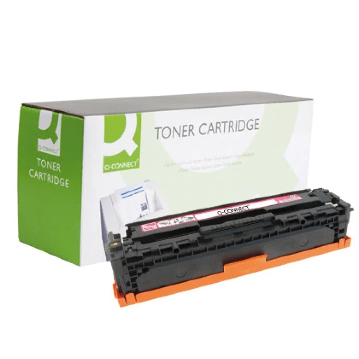 Toner q-connect compativel hp cb543a cor magenta laser jet 1215/1515/1518 -1.400pag
