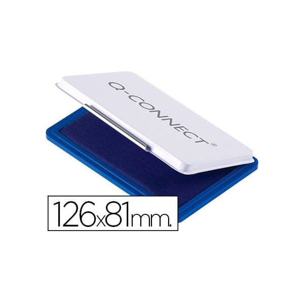 Q-Connect Q-Connect Almofada p/ Carimbo 126x81mm Azul - L150750