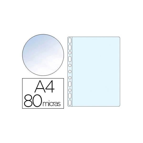 Q-connect Bolsa Catálogo Din A4 80 Microns Cristal 10 un. - KF16910