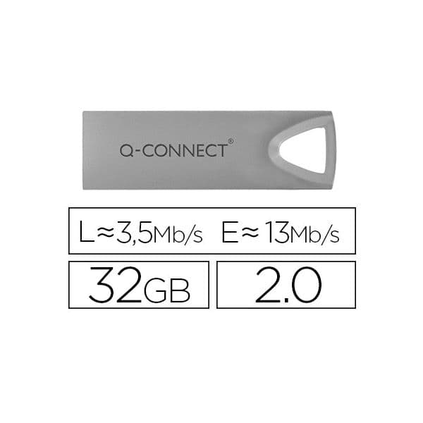Q-CONNECT Pen Drive Usb Flash Premium 32GB 2.0 - OFF0150863CE