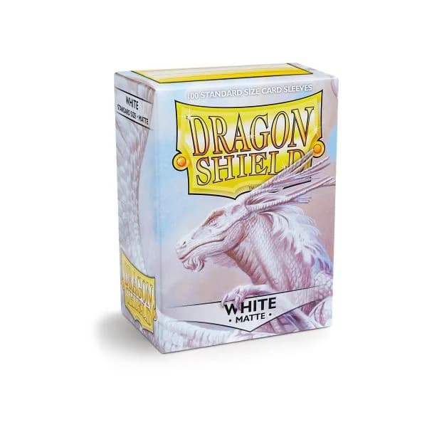 Arcane Tinmen Dragon Shield Sleeves MATTE (100) White - 94516