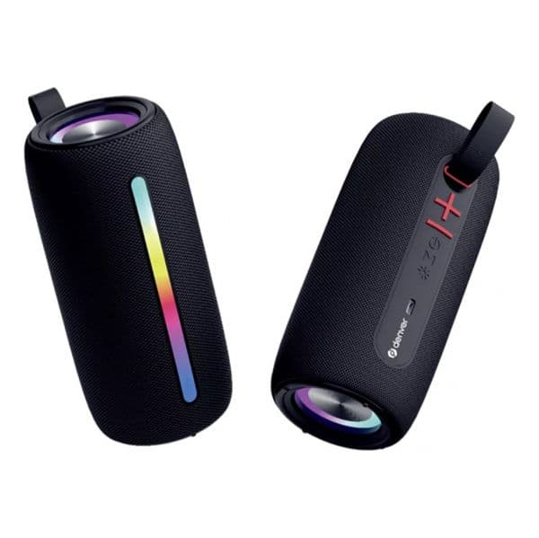 Denver BTL-360B Coluna Bluetooth Portátil RGB 5W