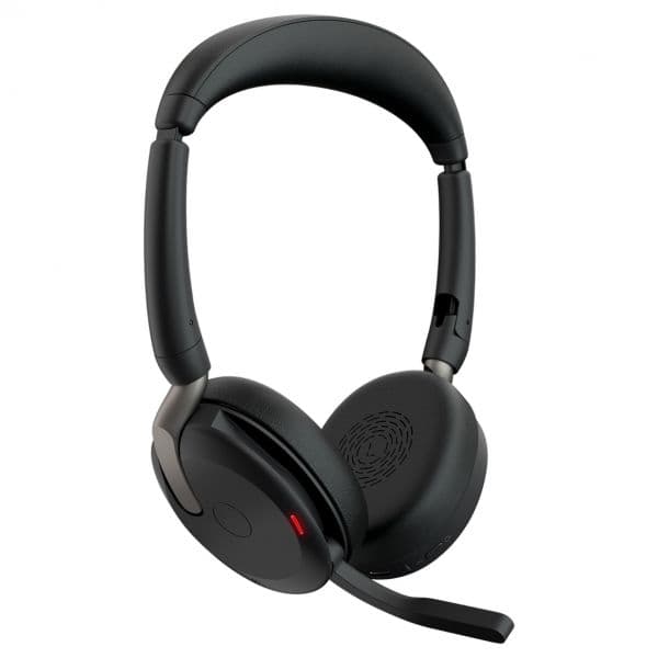 Jabra Evolve2 65 Flex Duo WLC UC Stereo com Bluetooth e USB-C Preto