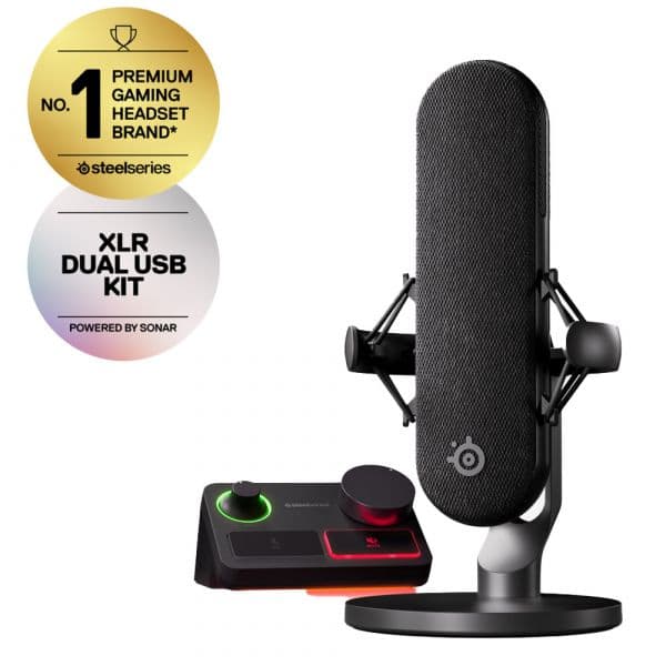 Microfone SteelSeries Alias Pro XLR Preto
