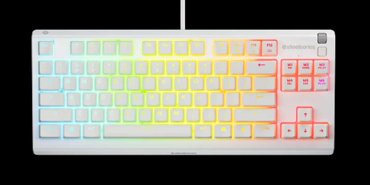 SteelSeries Apex 3 TKL Whisper Quiet Branco US