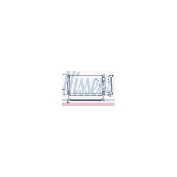 NISSENS - 60299 - Radiador, arrefecimento do motor - 5707286191150