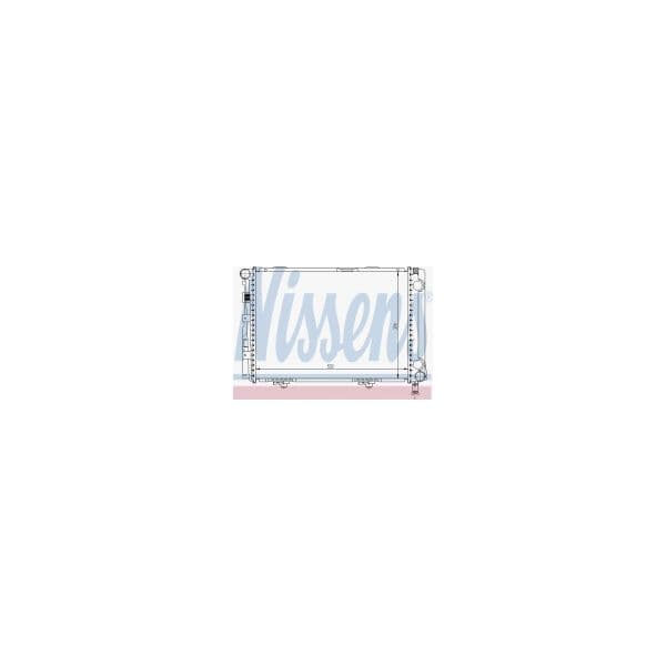 NISSENS - 62549A - Radiador, arrefecimento do motor - 5707286203327