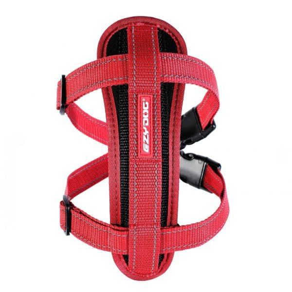 EzyDog Peitoral Chest Plate Vermelho XS