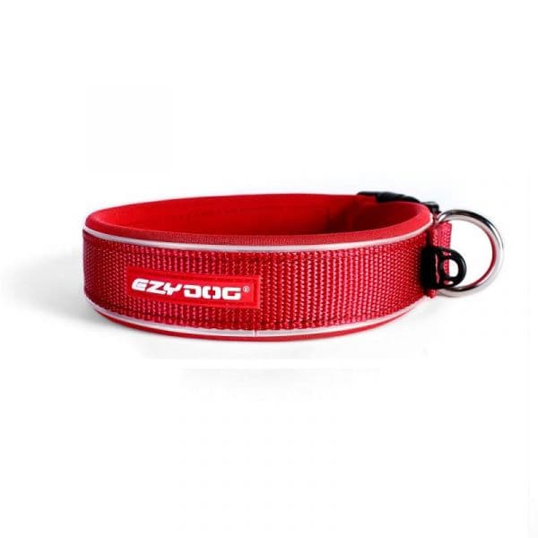 EzyDog Coleira Neo Classic Vermelho M