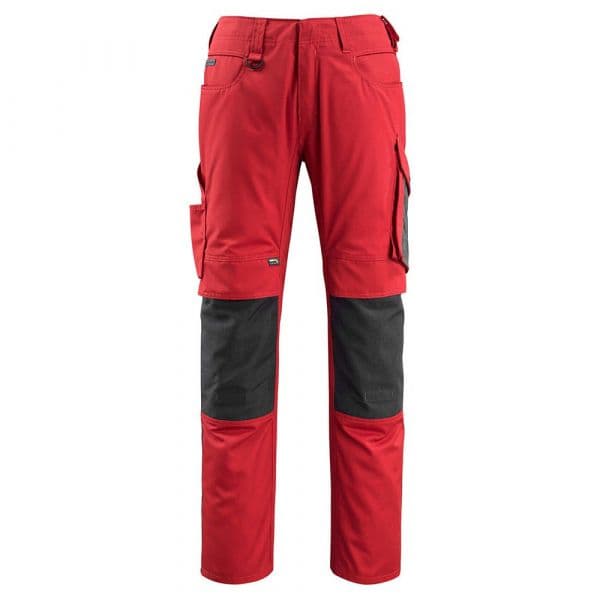 Mascot Unique 12679 Big Trousers With Knee Pad Pockets Vermelho 48 / 30