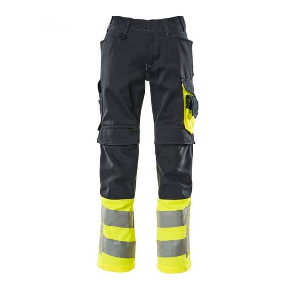 Mascot Safe Supreme 15679 Big Trousers With Knee Pad Pockets Cinzento 48 / 30