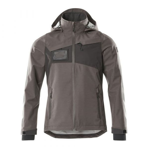 Mascot Accelerate 18301 Jacket With Outer Lining Hood Cinzento 4XL