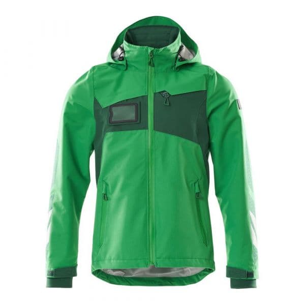 Mascot Accelerate 18301 Jacket With Outer Lining Hood Verde 2XL