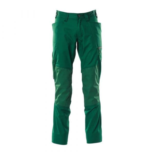 Mascot Accelerate 18379 Big Trousers With Knee Pad Pockets Verde 54 / 30