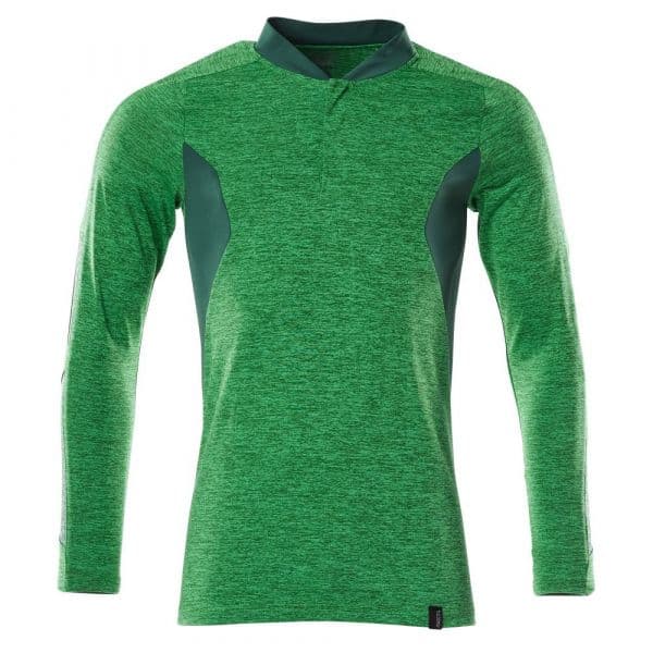 Mascot Accelerate 18081 Long Sleeve Polo Verde 2XL