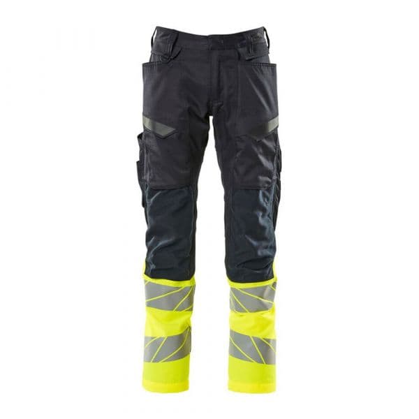 Mascot Accelerate Safe 19679 Big Trousers With Knee Pad Pockets Amarelo 52 / 35